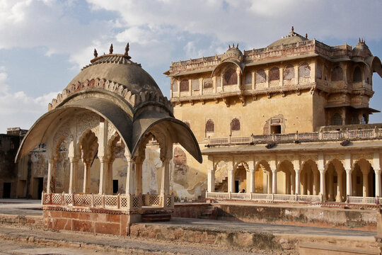 Singh Palace within the historic Ahhichatragarh Fort, Nagaur, Rajasthan, India