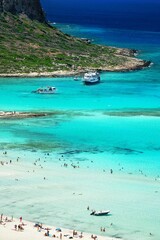 Obraz premium Balos Beach & Lagoon in Chania Crete Greece