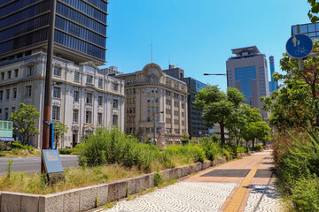 近代建築が並ぶ神戸の海岸通	
