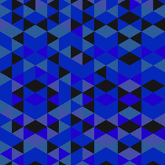 Fototapeta premium Vector background of triangles in colorful corner pattern. It can be used in cover design, book design, website background. Vector illustration.