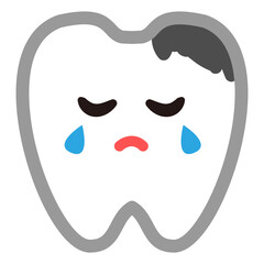 涙する歯のキャラクター