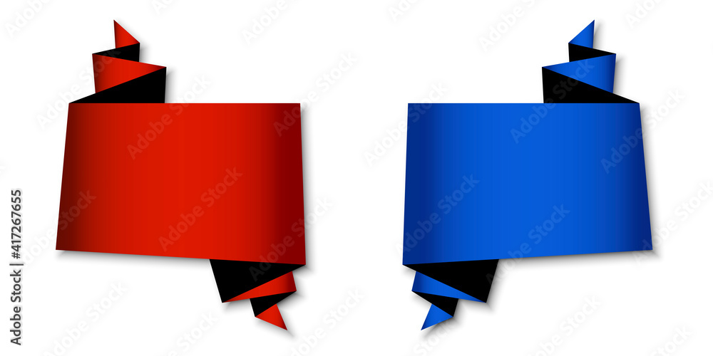 Poster ribbon background. graphic element vector. abstract artistic vector illustration. stock image. eps 1