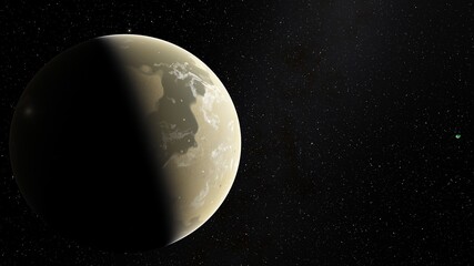 Fototapeta premium science fiction wallpaper, beauty of deep space, billions of galaxy in the universe, cosmic art background 3d render