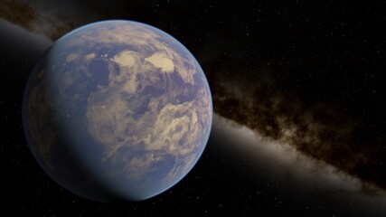 science fiction wallpaper, beauty of deep space, billions of galaxy in the universe, cosmic art background 3d render