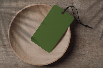 Label Tag mockup template