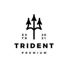 trident logo vector icon illustration