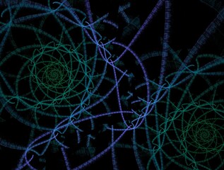 Imaginatory fractal background Image