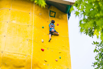 어린이 암벽등반
