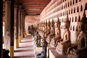 Old buddhist statues