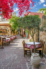 Chania Town and Port in Crete Greece