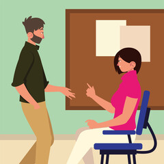 teamwork people talk