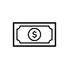 paper money icon design vector template