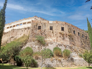 Fortress in the beautiful town of Ronda, Andalusia, Spain