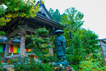 お遍路さんの弘法大師像