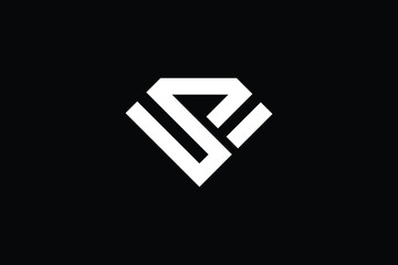 SV logo letter design on luxury background. VS logo monogram initials letter concept. SV icon logo design. VS elegant and Professional letter icon design on black background. V S SV VS