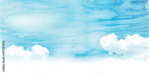 空 雲 水彩 風景 Wall Mural Wallpaper Murals J Boy 空 雲 水彩 風景 Wall Mural Wallpaper Murals J Boy
