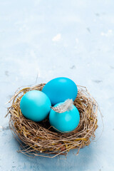 Colorful easter eggs