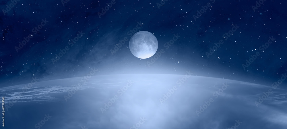 Aufkleber lunar eclipse 