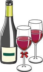 クリスマスのワイン