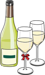 クリスマスのワイン