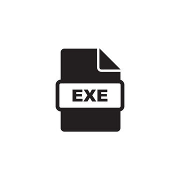 exe file icon symbol sign vector