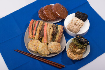 Korean holiday pancakes, Assorted Pancakes, Korean style meatball.