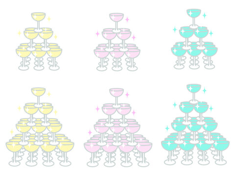 116 Best シャンパンタワー Images Stock Photos Vectors Adobe Stock