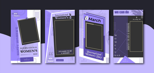 happy women's day instagram story banner