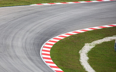 racing track in a field