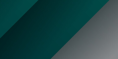 Modern dark green and white abstract banner background. Abstract green light line cross shadow on black blank space design modern futuristic technology background vector illustration. 