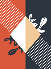 abstract cover rhombus