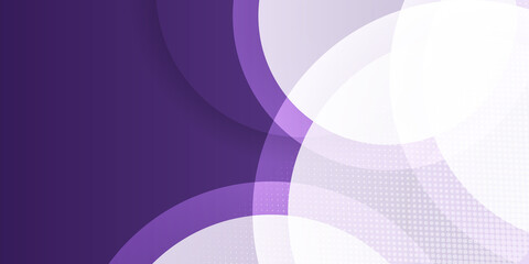 Modern purple violet and white abstract 3d circle background. modern abstract purple gaming background. Modern geometrical abstract background - circles. Business or technology presentation design