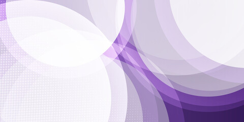 Modern purple violet and white abstract 3d circle background. modern abstract purple gaming background. Modern geometrical abstract background - circles. Business or technology presentation design