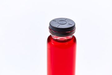  Vaccine in vial with syringe
