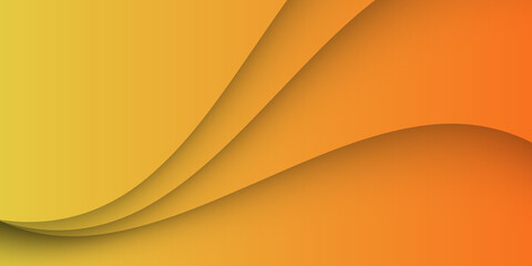 Abstract colorful orange curve background