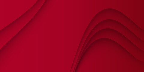 Premium abstract dark red background with wave gradient color. Vector background. Vector abstract red wavy background. Curve flow motion. Vector Abstract color red wave design element 