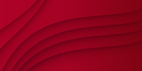 Premium abstract dark red background with wave gradient color. Vector background. Vector abstract red wavy background. Curve flow motion. Vector Abstract color red wave design element 