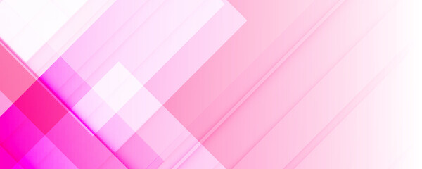 Vector square shape of pink white geometric abstract background 
