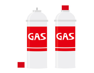 ガスバーナーのベクターイラスト ガスボンベ Wall Mural Nisi