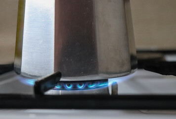 natural gas cooffee pot