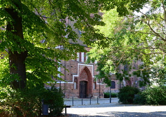 Obraz premium Kirche in der Stadt Brandenburg an der Havel