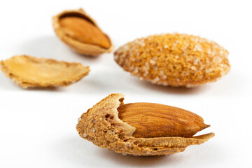 roasted, shelled and salted almonds