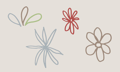 Hand drawn doodle icon. Vector illustration. Scribble element isolated on white background. Simple drawing