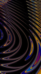 Artistic and imaginative digitally designed abstract 3D fractal background