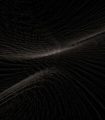 Particles curves Background. Wave of particles. 