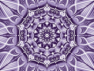 Mandala ornamental. Creative work background. Logo design illustration. Digital art illustration