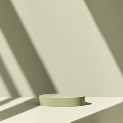 3d rendering, shadow overlay effect, various mockup.
