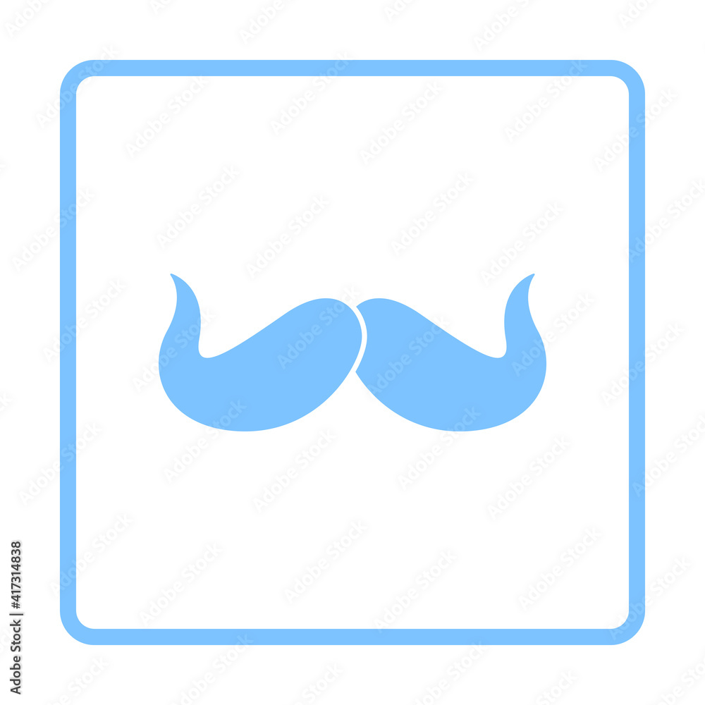 Poster poirot mustache icon