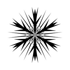 Obraz premium Snowflake Icon