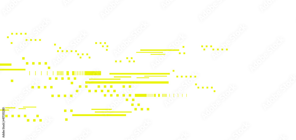 Poster Abstract tech background with simple object.